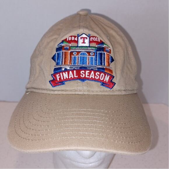 Texas Rangers The Final Season Ballpark at Arlington Hat Cap - Picture 1 of 7